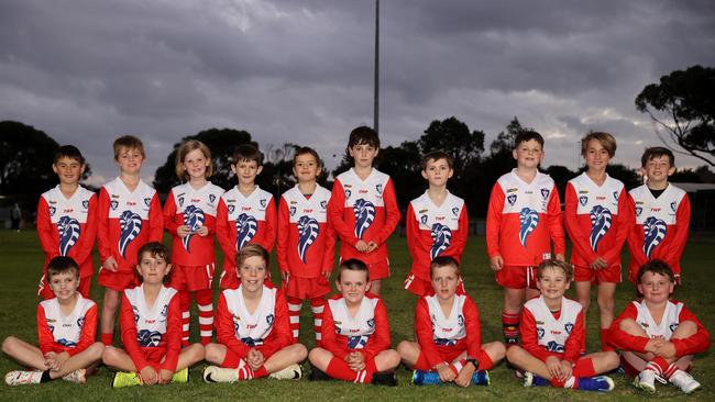 Ocean Grove Taylor under-9 football team. Picture: Alison Wynd