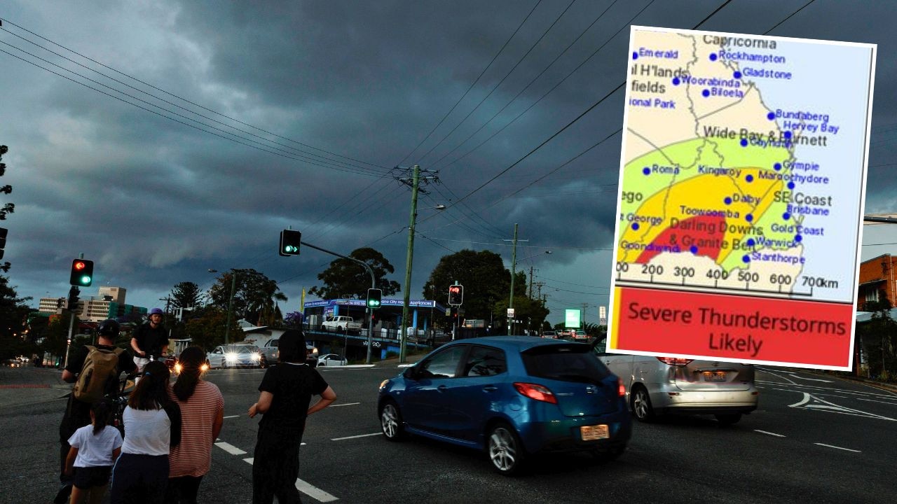 125km/h winds: SEQ facing potentially destructive thunderstorms