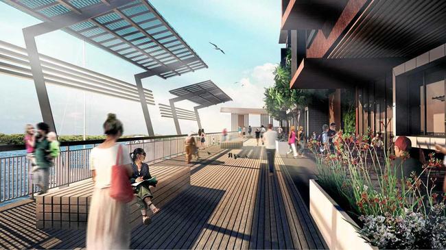 How councillors dream how the Mackay waterfront precinct will look in a couple of decades. Picture: Mackay Regional Council