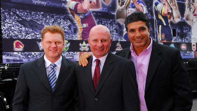 Footy Show legends Paul Vautin, Peter Sterling and Mario Fenech.