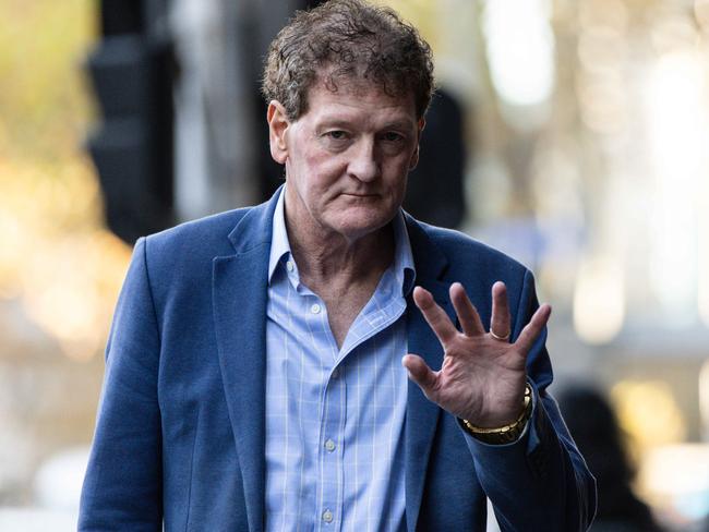 Roclu Nixon arrives at the Melbourne Magistrate Court. Picture: Diego Fedele