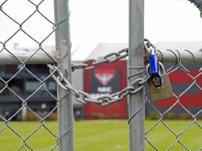 The High Performance Centre of the Essendon Football Club in Melbourne. Picture: AAP.