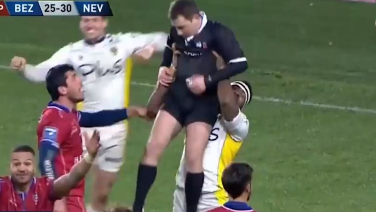 Josaia Raisuqe banned for five weeks over ref lift celebration.