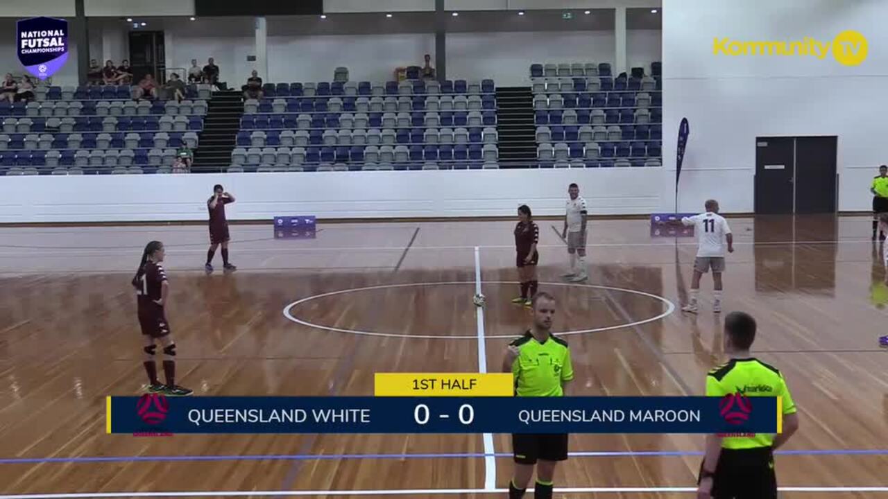 Replay: Football Queensland White v Football Queensland Maroon (AWD SF)—2025 National Futsal Championships Day 4