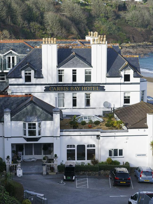 Carbis Bay Hotel, immortalised as Rosamunde Pilcher’s The Sands. Picture: Hugh Hastings/Getty Images