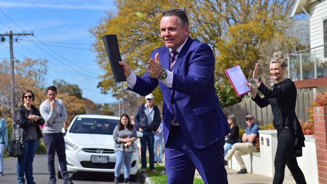 Auctioneer Daniel Hayes said spring and summer should be a strong market after the COVID-19 crisis abates. Picture: Stephen Harman