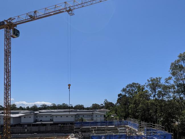 Work underway on stage two of the development.