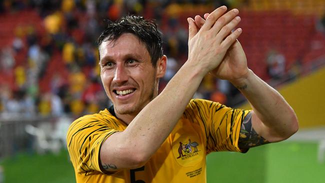 Mark Milligan will join an elite group of Socceroos players.