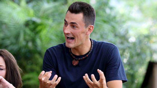 Bernard Tomic was the first contestant to walk out of the jungle in Channel 10’s I'm A Celebrity Get Me Out Of Here. (Pic: Supplied)