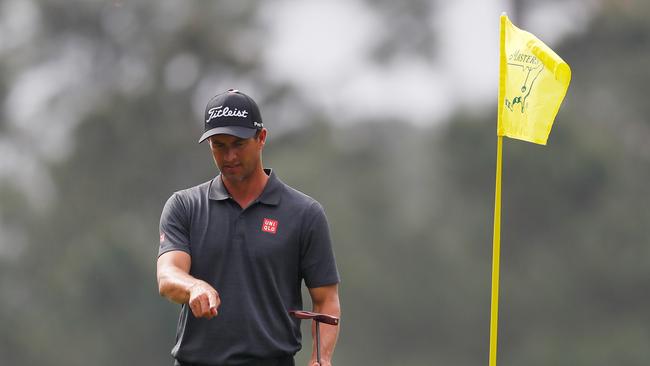 Adam Scott plans to putt with the flagstick in. Picture: Getty