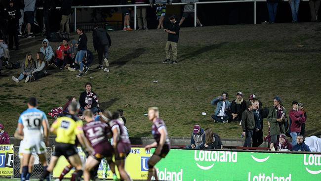 Manly’s crowds are their lowest in half a century. AAP Image/Dan Himbrechts.