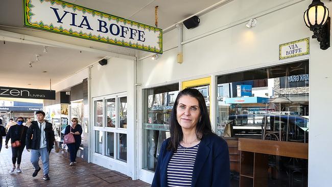 Susanne Withington was forced to close Via Boffe Cafe in Mornington due to ongoing lockdowns. Picture: Ian Currie.