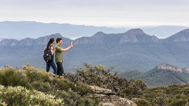 The Grampians National Park attracts large numbers of tourists. Picture: Robert Blackburn