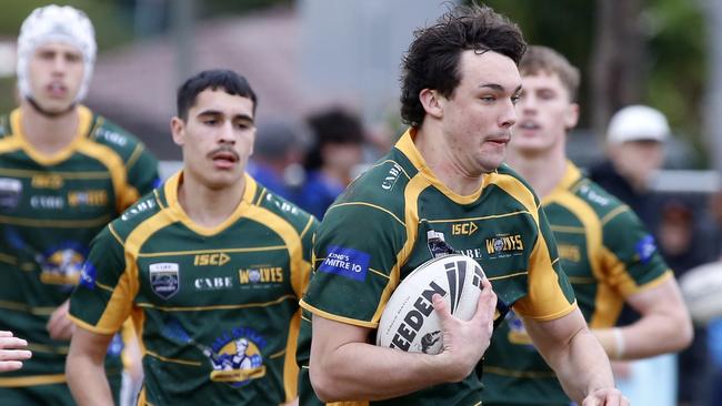 Windsor prop Henri Young carts the ball forward during last season’s U19s Div-1 finals. Photographer: Warren Gannon Photography