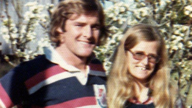 Copy/PicBendeich  /Westmead /coroner's court inquest into Lynette Dawson suspected death. Lynette and husband Chris Dawson in 1974. Lynnette (Lynette) Joy  (nee Simms ??) went missing in 1982 she was 34 - an inquest pointed to Chris as a murder suspect. crime qld