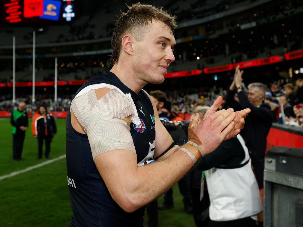 Patrick Cripps is unlikely to face MRO heat. Picture: Michael Willson/AFL Photos