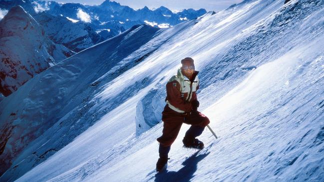 Mr Mortimer, who climbed Mount Everest in 1984, can’t believe the hordes tackling the mountain these days. Picture: Supplied