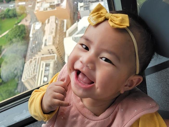 Our beautiful, playful and bright baby Peliah. <b><a href="https://www.dailytelegraph.com.au/newslocal/blacktown-advocate/vote-help-us-find-the-cheekiest-toddler-in-nsw/news-story/9ae7eb32bd93be85a472b448d0c19dda">VOTE HERE </a></b>