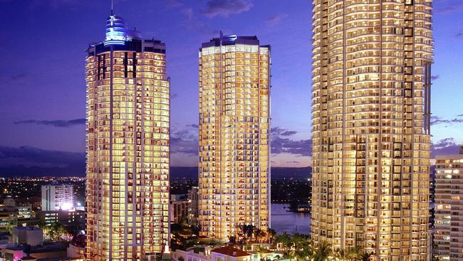 Mantra Towers of Chevron in Surfers Paradise, QLD. Picture: Supplied