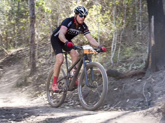 Lex Greenhalgh. The Range8 course, 4 hour  Challenge, Toowoomba Mountain Bike Club. Sunday, 20th Aug, 2017.