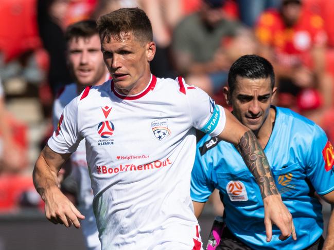 Adelaide United captain Michael Jakobsen’s contract finishes this year.