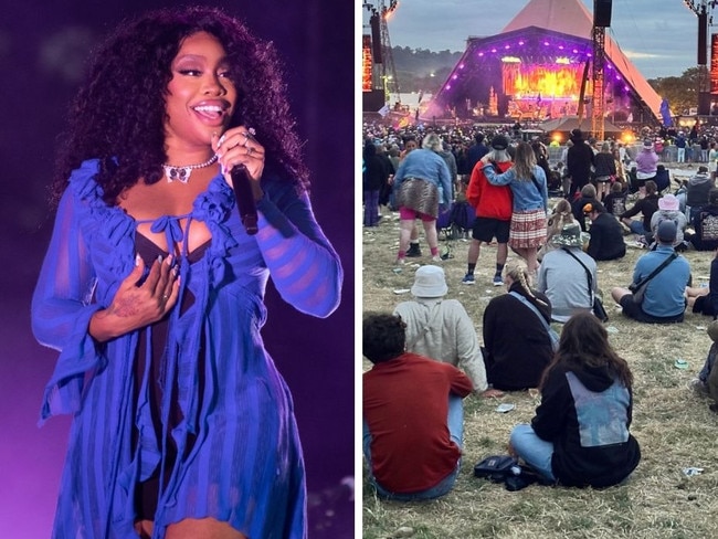 SZA was one of the headline acts at this year's Glastonbury Festival.