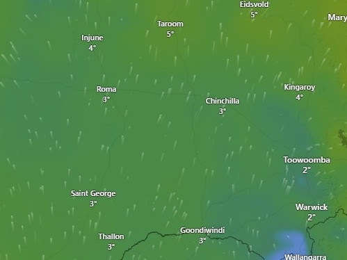 ‘Like −5.2C’: Temperatures plummet across regional Queensland
