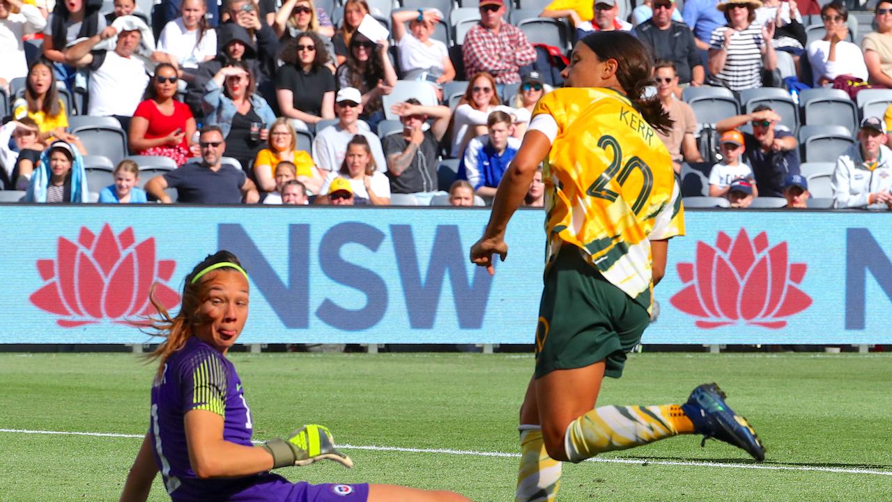 Matildas: football news, Matildas v Chile, highlights, video, result,  score, Jenna McCormick, Sam Kerr, goal,