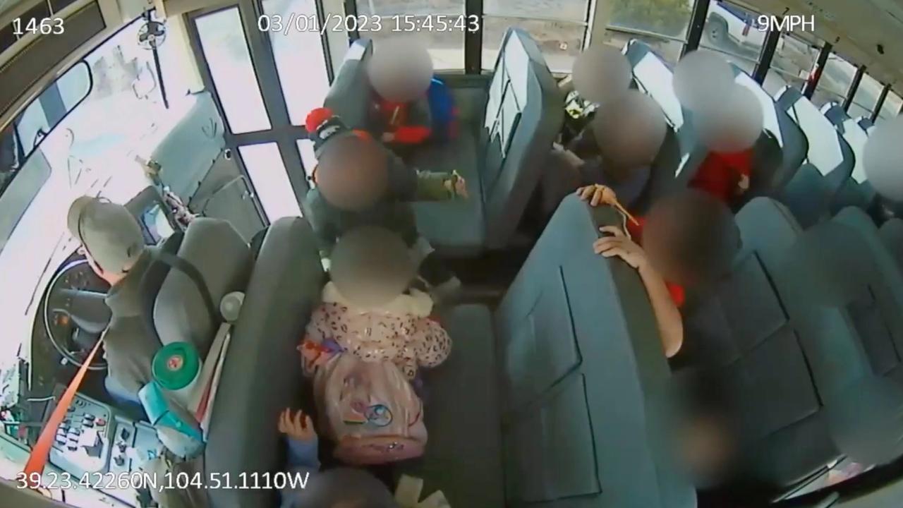 1280px x 720px - School bus driver in Colorado intentionally slams brakes to teach kids a  lesson | Video | news.com.au â€” Australia's leading news site