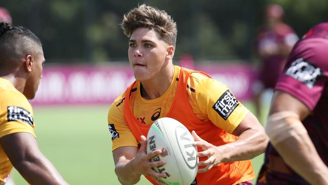 Reece Walsh was tipped for stardom at the Broncos before his shock move to the Warriors. Picture: Liam Kidston