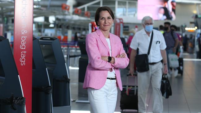 Virgin Australia CEO Jayne Hrdlicka is concerned the consequences of lockdowns could take a greater toll on communities than the Covid virus itself. Picture: Britta Campion