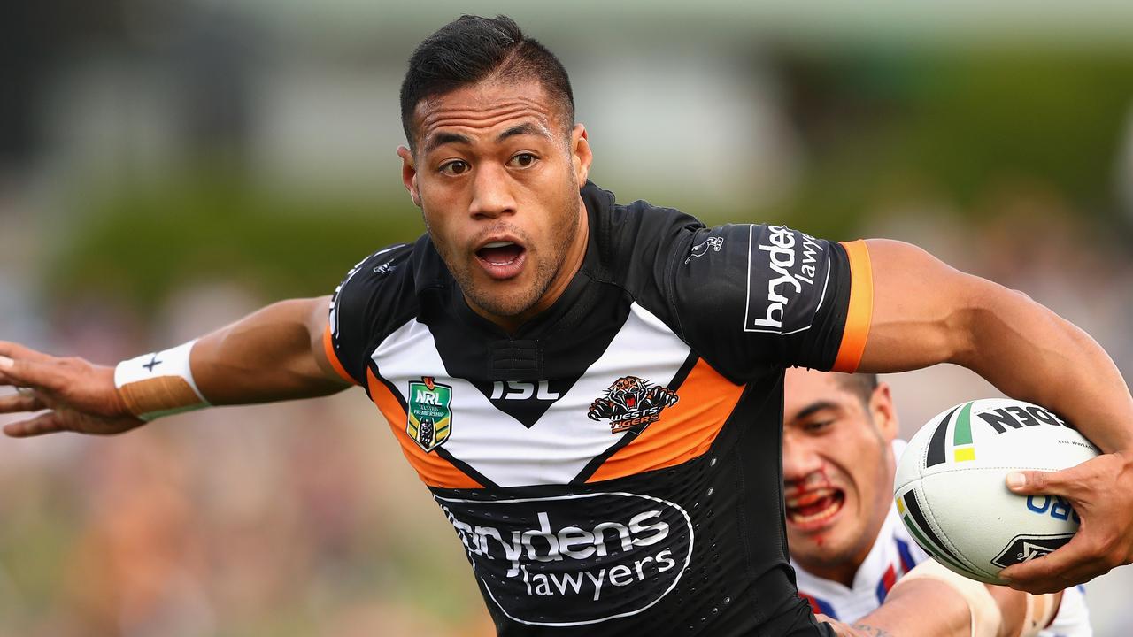 Tim Simona playing for the Tigers in 2016. Picture: Getty Images