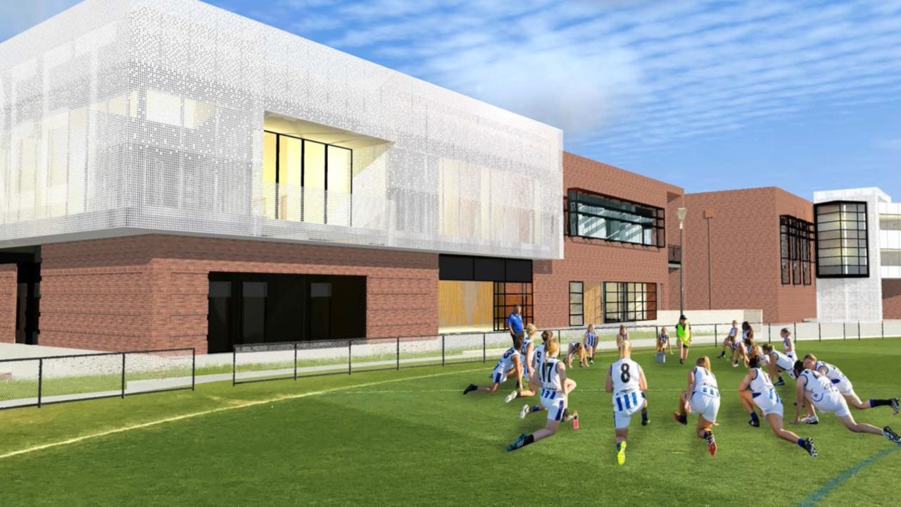 A render for North Melbourne’s proposed redevelopment of Arden Street. Picture: Supplied