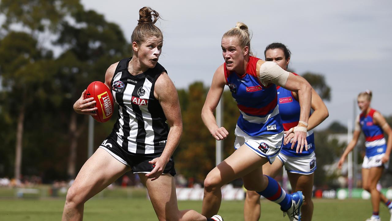 Brianna Davey will ensure Collingwood is right in the premiership mix. Picture: Daniel Pockett/Getty Images