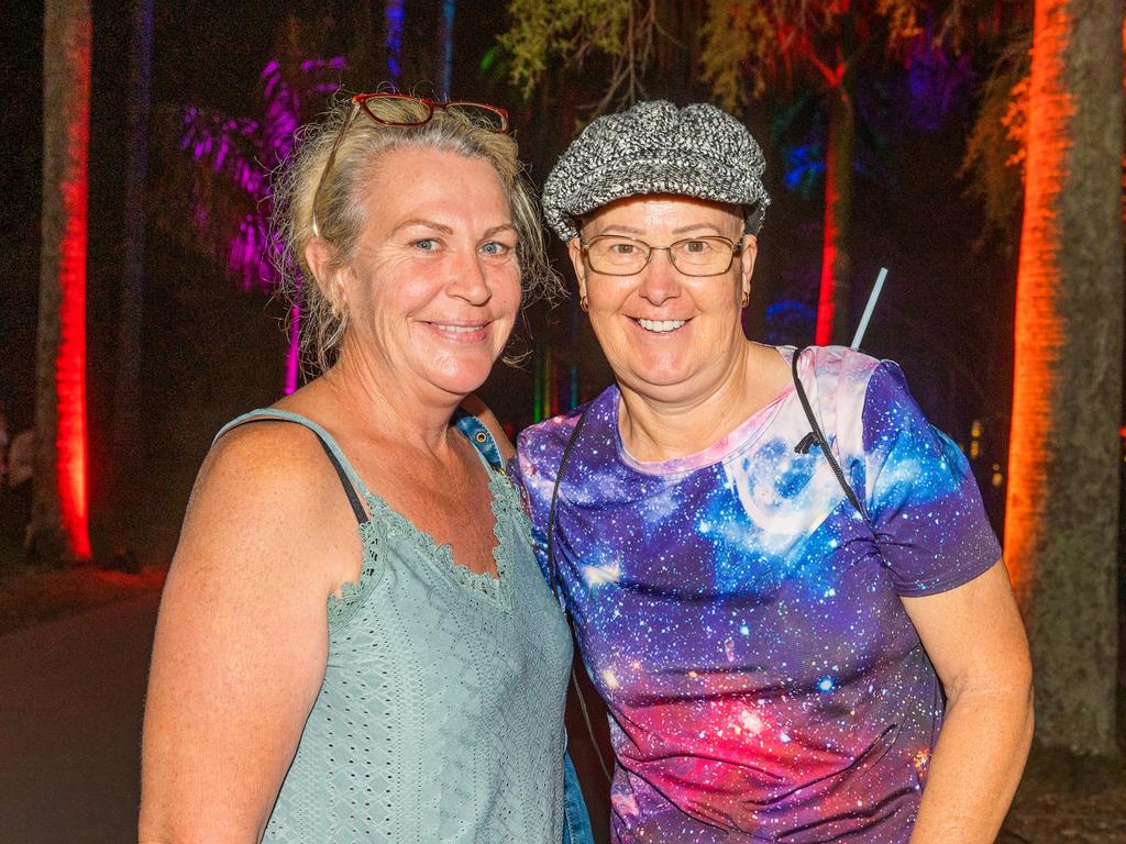 Carmen Farnham and Valerie Colbert at Daly Bay Illuminate Queens Park Goldsmith Street, East Mackay Thursday 5 October 2023 Picture:Michaela Harlow