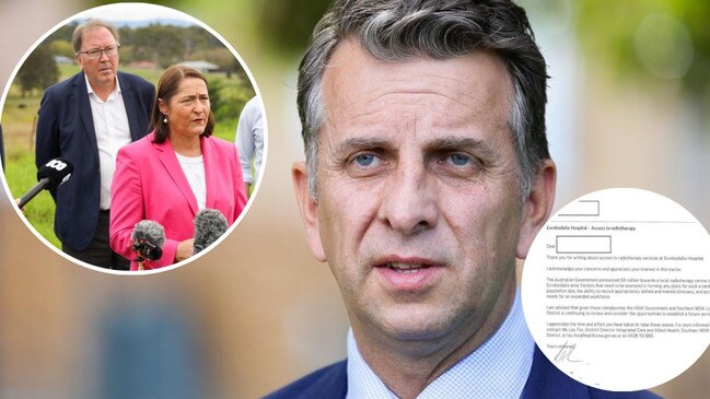 Former state minister, Andrew Constance, has slammed last year's radiotherapy announcement after a newly surfaced letter revealed the complexities it will take for it to actually happen.