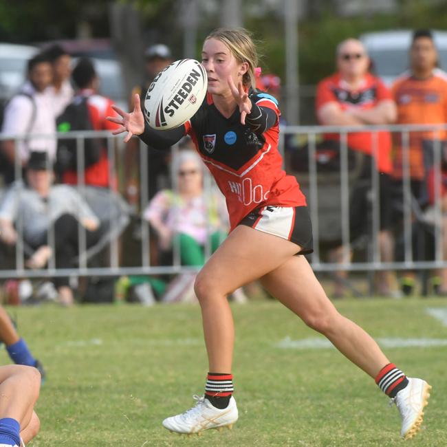 Women's game between Kirwan High and St Margaret Mary's College at Kirwan High. Picture: Evan Morgan