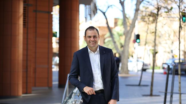 Magnis Energy Technologies chair Frank Poullas near his offices in Sydney. Picture: Britta Campion/The Australian