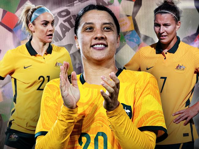 Ellie Carpenter, Sam Kerr and Steph Catley are among the Matildas' big names in the Australian 2023 World Cup squad.