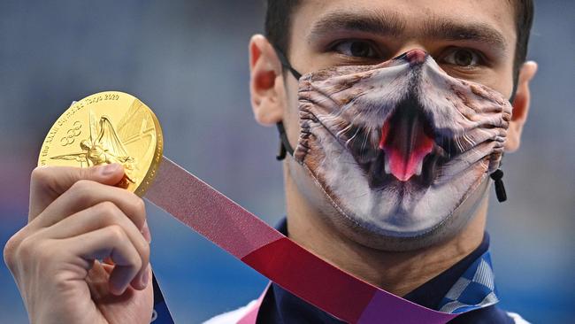 Rylov won Gold at the Tokyo Olympics. Picture: Oli SCARFF/AFP