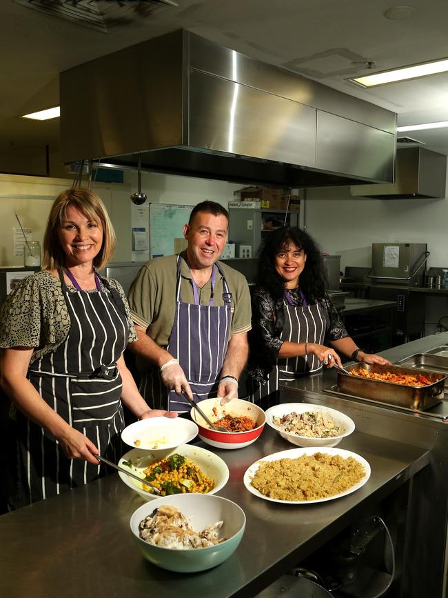 The community kitchen has about 270 volunteers. Picture: Hamish Blair