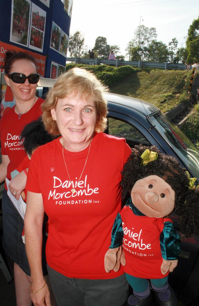 Denise Morcombe in the Walk for Daniel in 2007. Pic Graeme Parkes.