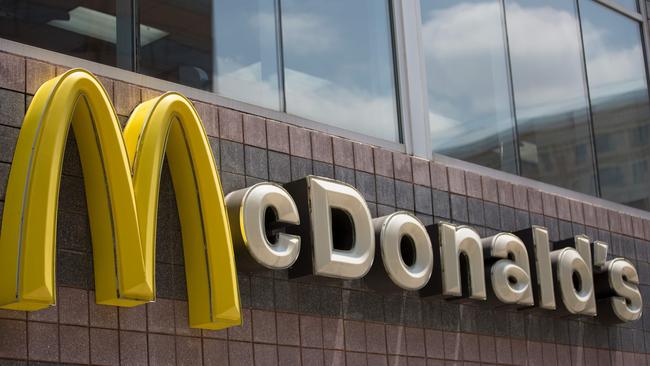 (McDonald’s has been hit by the virus pandemic. Picture: AFP