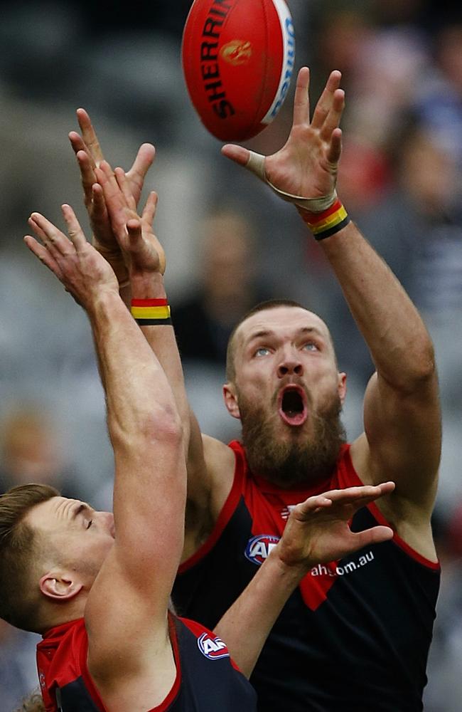 Max Gawn has become one of the game’s best ruckmen. Picture: Wayne Ludbey