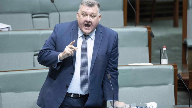 Craig Kelly during Question Time in the House of Representatives. Picture: NCA NewsWire / Gary Ramage.