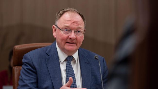 Acting Minister for Health, Mental Health and Wellbeing Roger Jaensch. Picture: Linda Higginson.