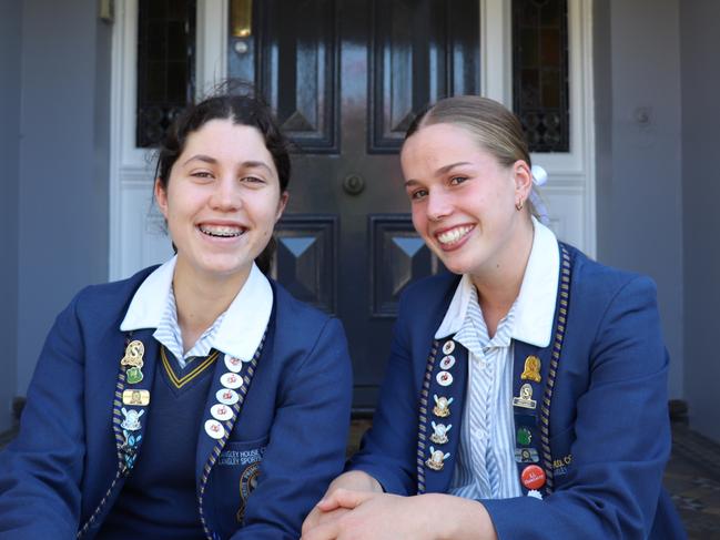 Constance Kalfas and Hannah Bonney-Gibson.