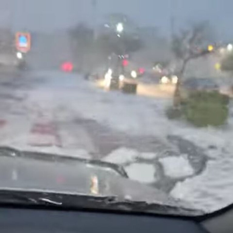 Morayfield in Queensland got hit by heavy rain and hail this evening. October 9th 2024. Picture: Facebook