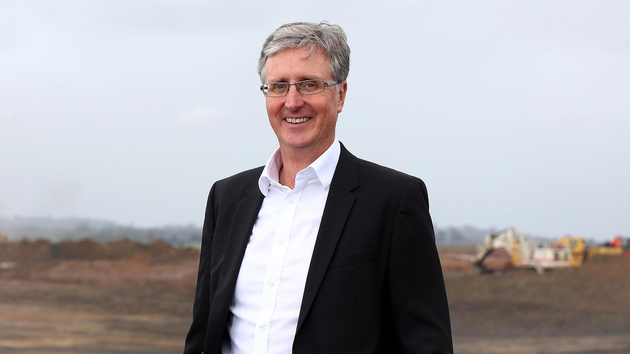 Former Qantas exec Simon Hickey now runs Western Sydney Airport. Picture: Toby Zerna