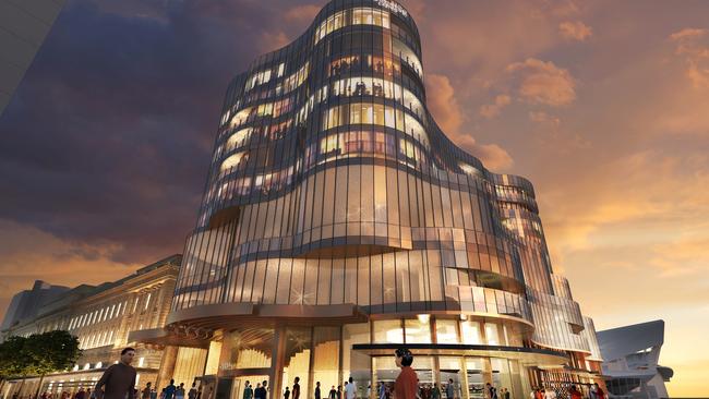 Artist impression of the SkyCity Adelaide expansion.